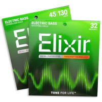 Струны Elixir 32-130 nanoweb (6 струн) long scale