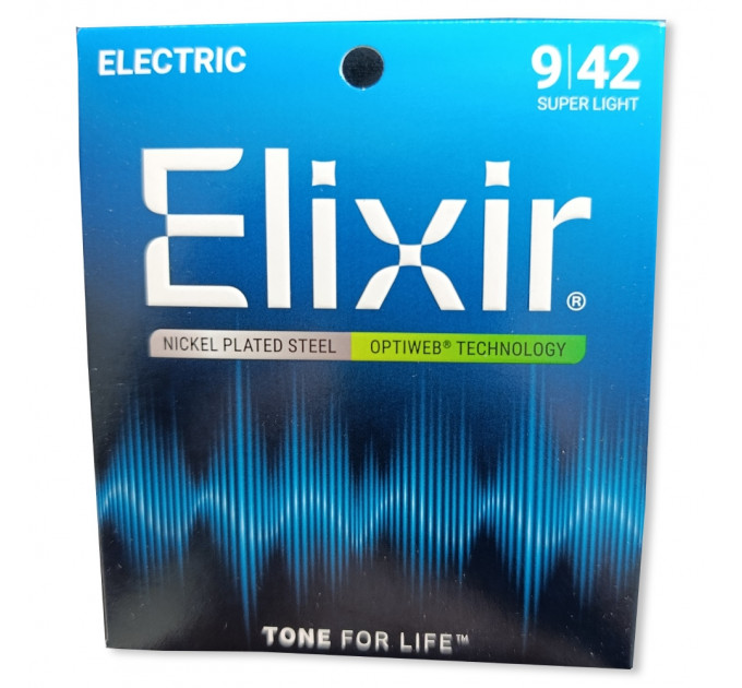Elixir Optiweb 19002 9-42 - струны для электрогитары